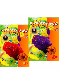 Konfetti wystrzałowe 2 magazynki