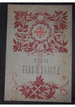 Diarium Terrae Sanctae, 1909 r.