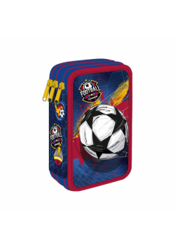Piórnik 3-komorowy z wyposażeniem Coolpack Jumper 3 football