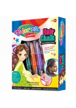 Pastele kredowe do włosów standard Colorino Kids 5 sztuk