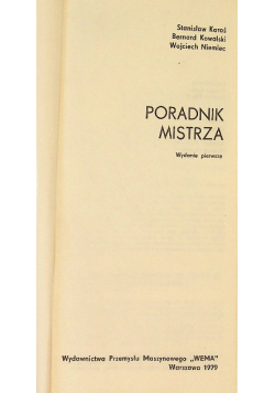 Poradnik Mistrza