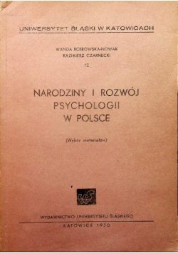 Narodziny i rozwój psychologii w Polsce