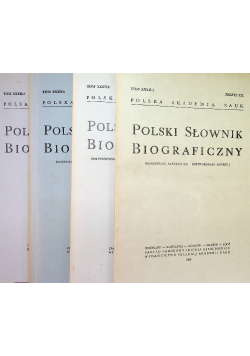 Polski słownik biograficzny Tom XXXII Zeszyt 1 do 4