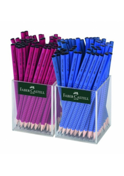 Ołówek Grip 2001 B Display 2x72 sztuki niebieski i rózowy