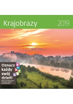 Kalendarz 2019 30x30 Krajobrazy HELMA