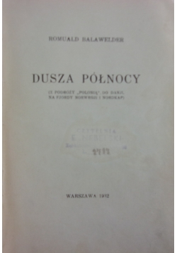 Dusza Północy, 1932r.