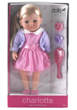 Lalka bobas 36 cm Charlotte
