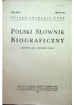 Polski Słownik Biograficzny Tom XXXI / 1 Zeszyt 128