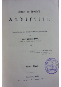 Juan de Avila's Audifilia, 1859r.
