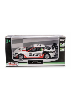 MSZ 1:43 Maserati GranTurismo MC GT4/67355A Biało-czerwony