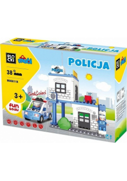 Klocki Blocki MUBI Policja 38 elementow