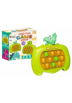 Konsola zręcznościowa Pop It zielona Dinozaury