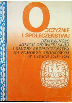 Ojczyźnie i społeczeństwu