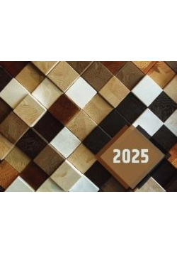 Terminarz 2025 tygodniowy A5 poziomy na spiral MIX