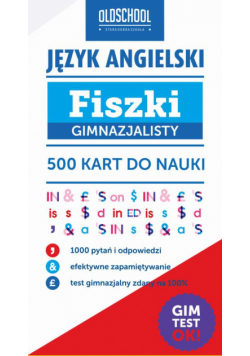 Język angielski. Fiszki gimnazjalisty. 500 kart do nauki