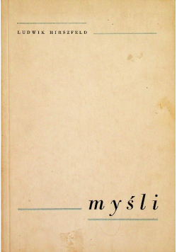 Hirszfeld Myśli