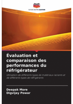 Évaluation et comparaison des performances du réfrigérateur