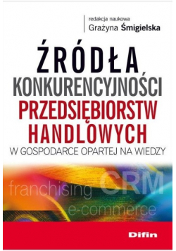 Źródła konkurencyjności przedsiębiorstw handlowych