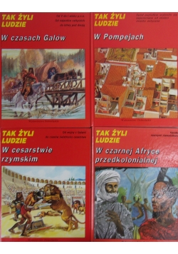 Tak żyli ludzie, 4 książki