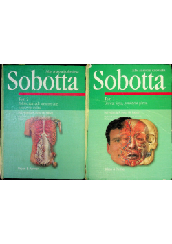 Atlas anatomii człowieka Sobotta Tom 1 i 2