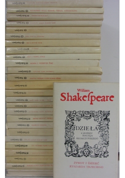Dzieła Shakespeare, tomy 1 - 27