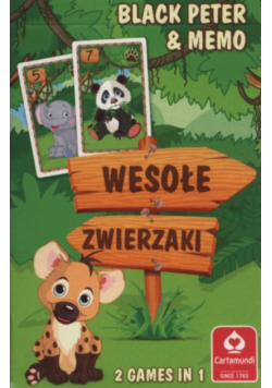 Czarny Piotruś i Memo Wesołe zwierzaki