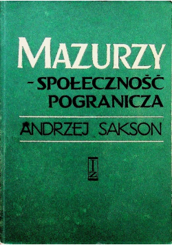 Mazurzy społeczność pogranicza