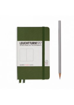 Notes Pocket Leuchtturm1917 gładki wojskowy