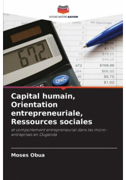 Capital humain, Orientation entrepreneuriale, Ressources sociales