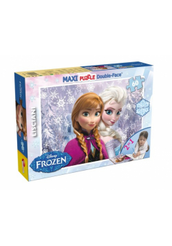 Puzzle dwustronne Maxi 60 Kraina Lodu