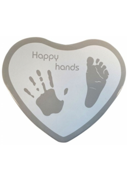 Odcisk dłoni Happy Hands szary