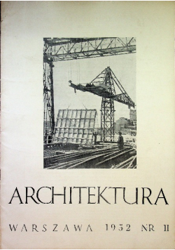 Architektura Nr 11 / 1952