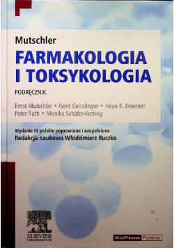 Farmakologia i toksykologia podręcznik