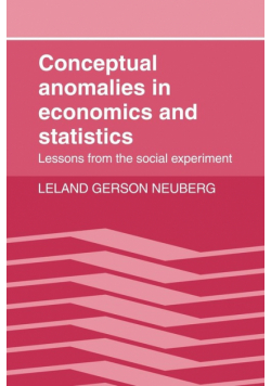 Conceptual Anomalies in Economics and Statistics