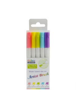 Flamastry kolorowe Artist Brush Natural 5 kolorów