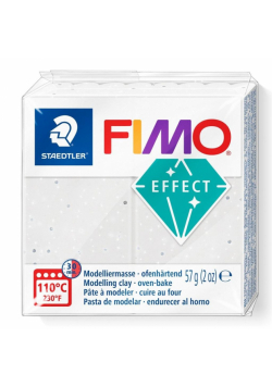 Masa termoutwardzalna Fimo 57g biały granit