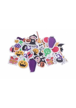 Naklejki z pianki Halloween 32szt