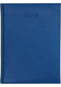 Kalendarz 2019 Tygodniowy A4 Vivella niebieski