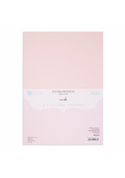 Zestaw papierów A4 20 arkuszy Nude 220g