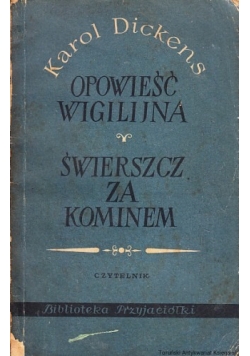 Opowieść wigilijna, Świerszcz za kominem