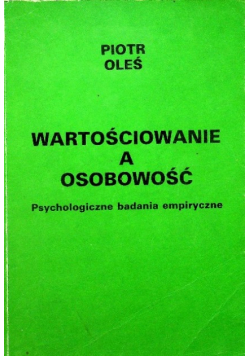 Wartościowanie a osobowość
