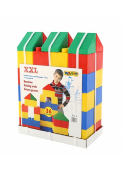 Klocki budowniczy XXL 36 elementów