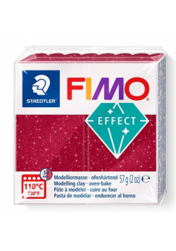Masa termoutwardzalna Fimo 57g czerwony galaxy