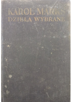 Marks Dzieła Wybrane 1941 r.