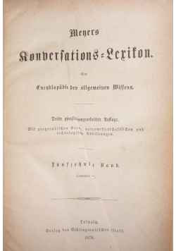 Meners ronbersations leriton dritte auslage, 1878 r.
