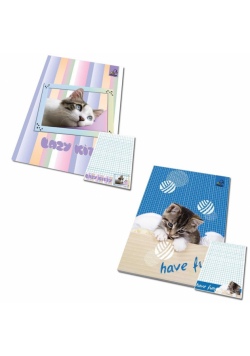 Notes A6 kratka z poddrukiem Best Friend Koty 1 szt.mix