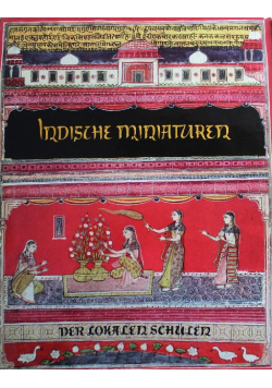 Indische Miniaturen der lokalen schulen