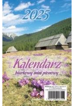 Kalendarz 2025 biurkowy mini pionowy