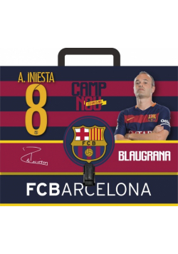 Teczka z rączką A4 FC Barcelona Iniesta 8