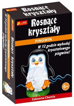 Rosnące kryształy. Pingwin